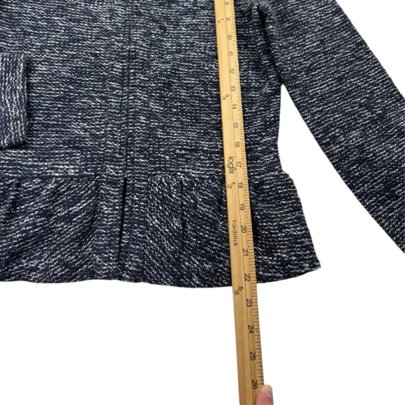 J. Crew Boucle Tweed Zip Peplum Jacket Blazer - Picture 13 of 15